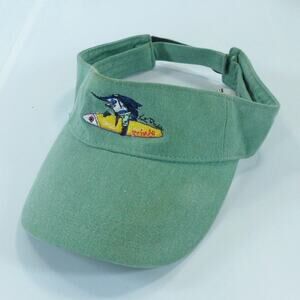 Desert Wash Surfer Marlin Embroidered Adjustable Strapback Sun Visor Cap Hat